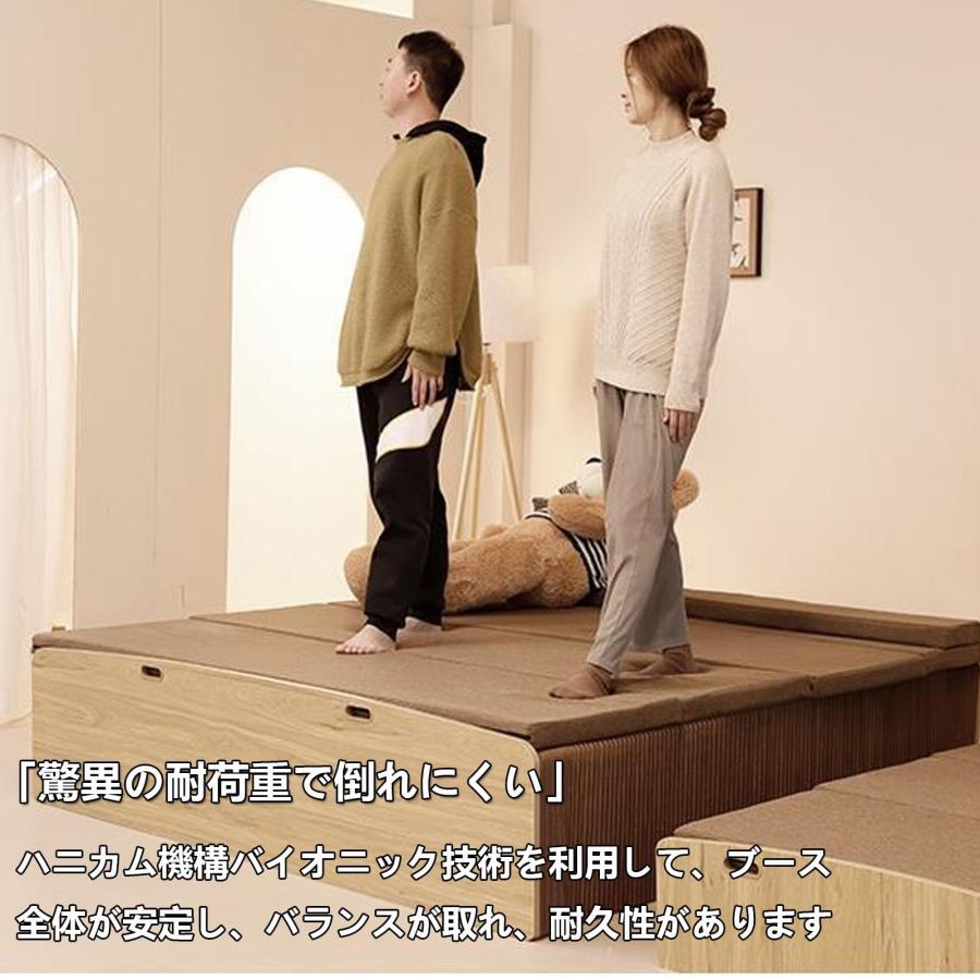 アコーディオンベッド ペーパーベッド シングル 組み立て 簡単