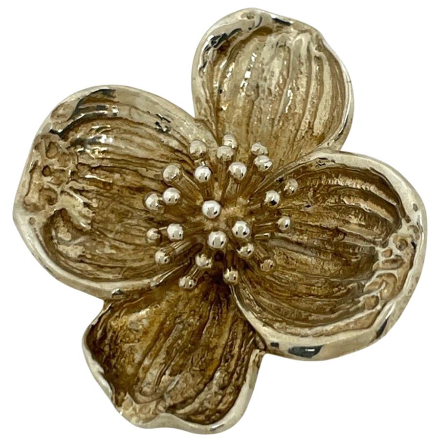 X85 ティファニー Tiffany フラワー ブローチ silver 925 X85