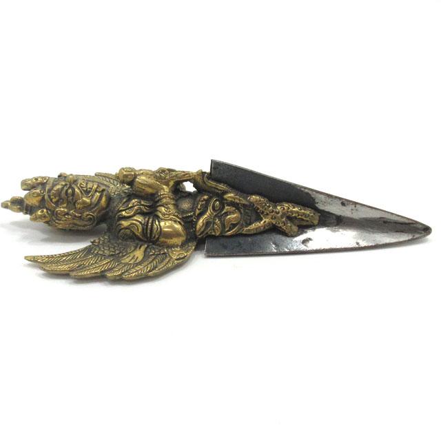 チベット密教法具 独鈷杵 本格派 プルパ 金剛杭 ブルパ 金剛杵 鉄