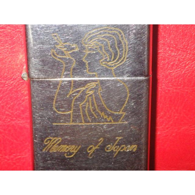 50'S☆紳士淑女☆オイルライター☆ビンテージ☆騙し絵☆トリックアート