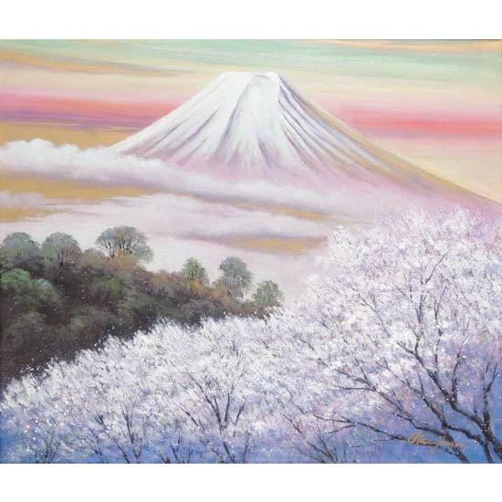 富士山☆油絵 富士山油絵 油絵 油彩画 絵画・油絵 絵画 vintage ART Zx