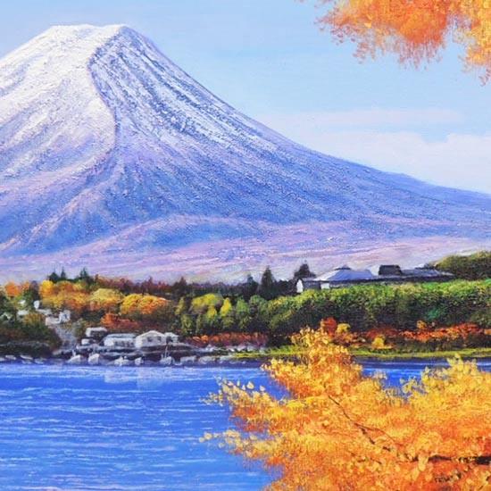 油絵 F30号 絵画 印象画 肉筆 油画 木漏れ日 広場 こどもたち