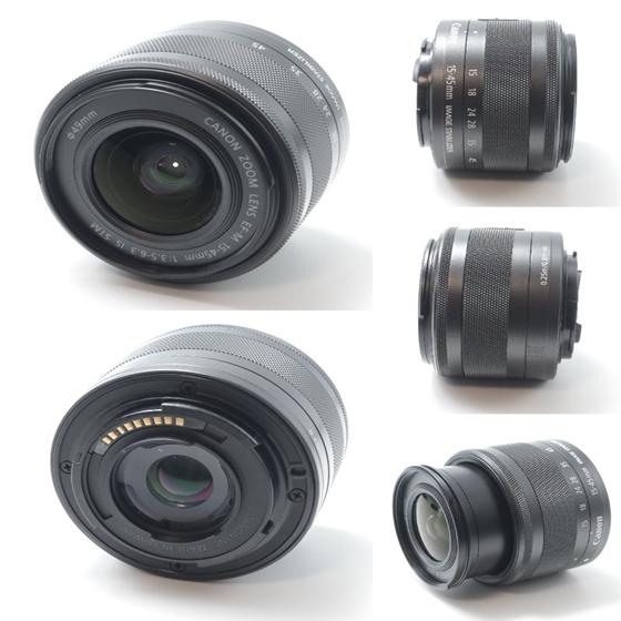 みやCanon EOS Kiss M ダブルズームキット ブラック CANON EOS Kiss M2