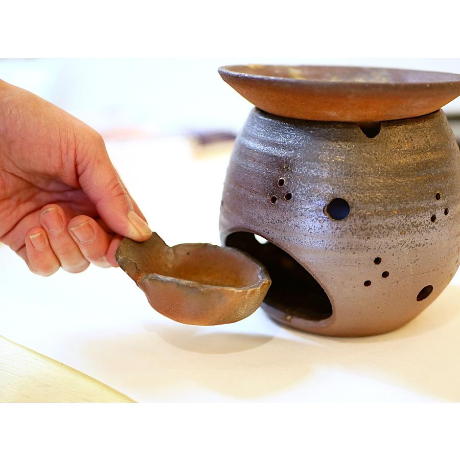 茶香炉/津軽金山焼 金山焼 陶器 香炉 お茶 コーヒー 香り 癒し 雑器 日