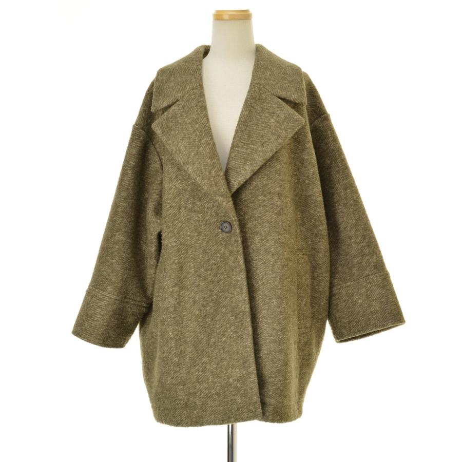 Spick & Span☆ Wスライバーヘリンボーンコート☆36