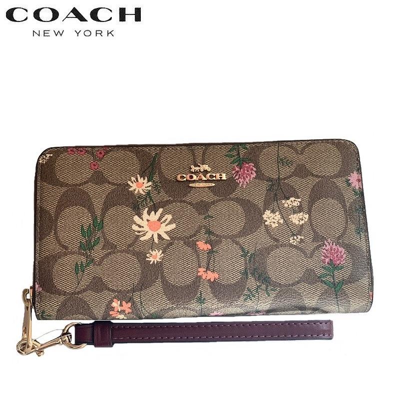 COACH（コーチ） 新作セール 花柄 長財布 C8736 レディース