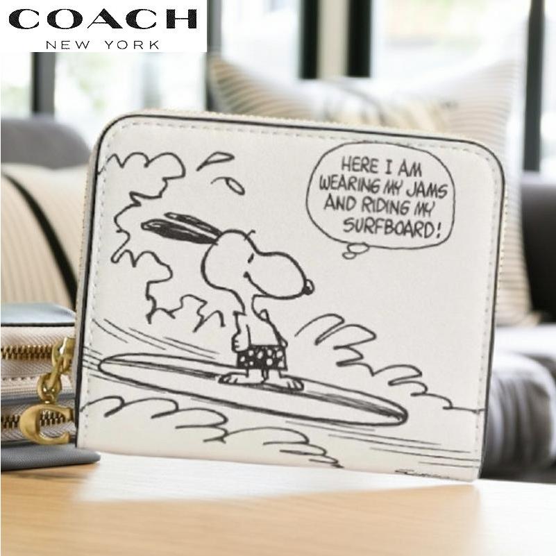 COACH（コーチ） X ピーナッツ コラボ スヌーピープリント 2025新作 二