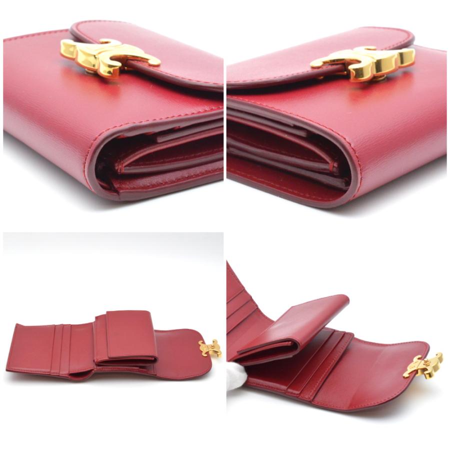 CELINE（セリーヌ） 10D783 トリオンフ スモールフラップウォレット