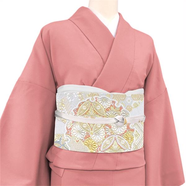 袋帯 シルバー 銀色 志都香 正絹 仕立て付き 帯 フォーマル お茶会