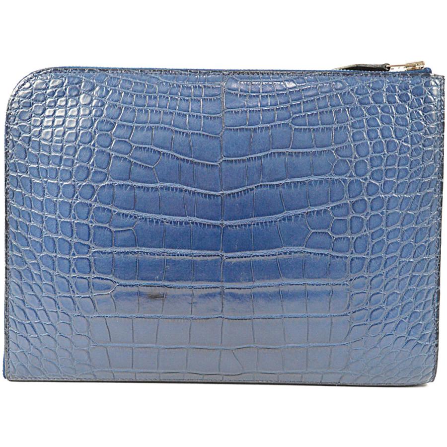 HERMES（エルメス） 希少 極上の逸品 ジップタブレット ネイビー
