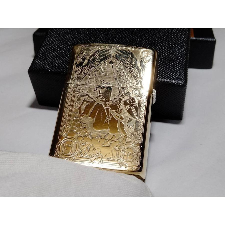 十字軍 聖騎士 ライター(2) オイルライター ZORRO ZIPPO同サイズ 送料