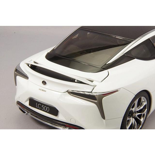 オートアートLexus LC500 ホワイト 1/18 左ミラー欠損 1/18 レクサス
