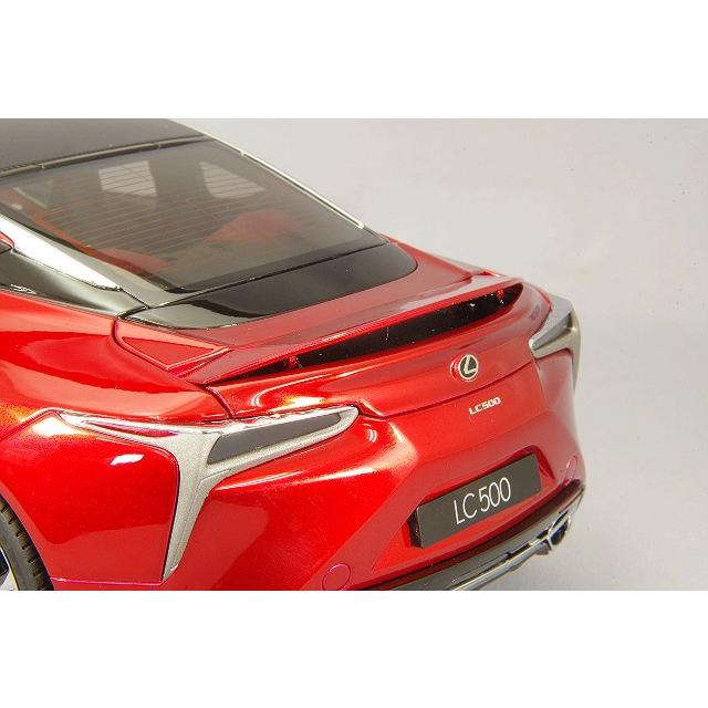レクサス LC500 メタリックレッド インテリアカラー ダークローズ