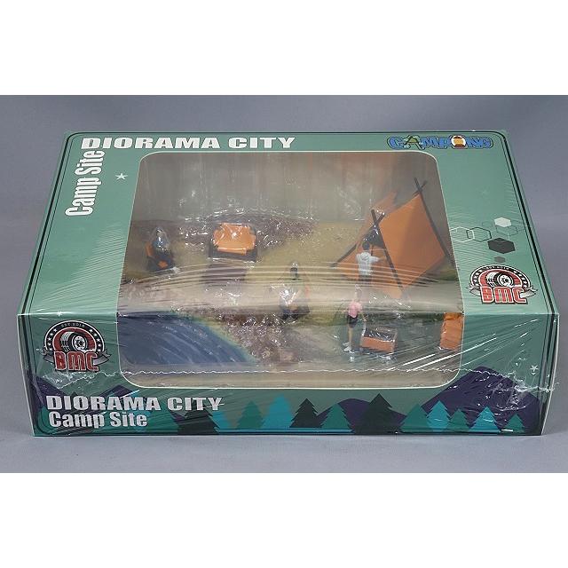BM CREATIONS 1/64 ジオラマシティ 003 キャンプ場 オレンジテント