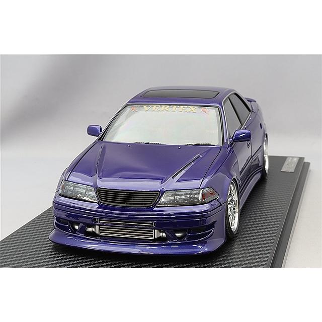 イグニッションモデル 1/18 VERTEX JZX100 マークII ブルーメタリック