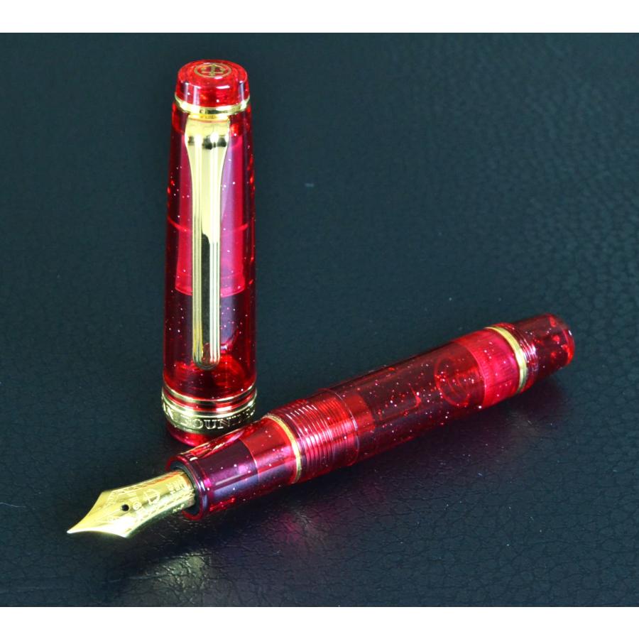 o*f様 SAILOR 万年筆 ケース 赤 ペン先14k含む 万年筆 ボールペン o*