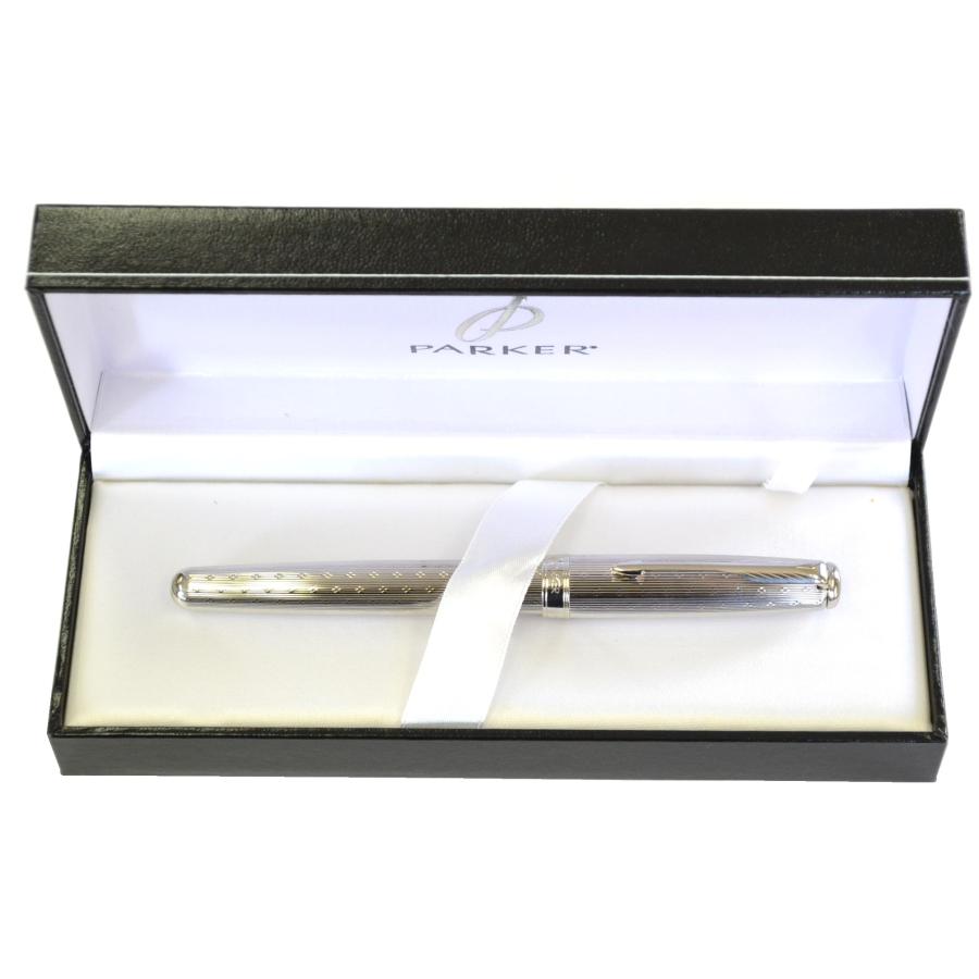 ソネット パーカー ソネット プレミアム シルバーCT 万年筆 細字