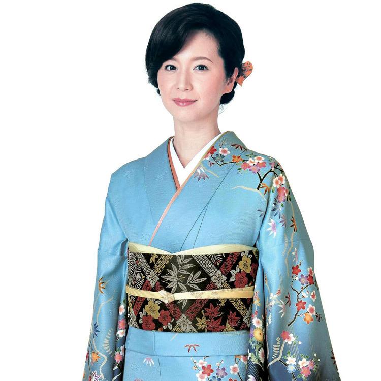 京友禅 振袖 袋帯 帯揚げ 帯締め 長襦袢 青 京友禅 振袖 袋帯 帯揚げ