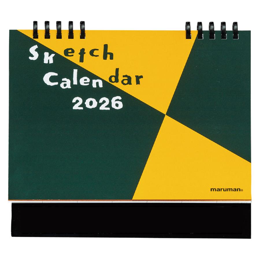 2026年 卓上カレンダー マルマン図案カレンダー 1部 キング