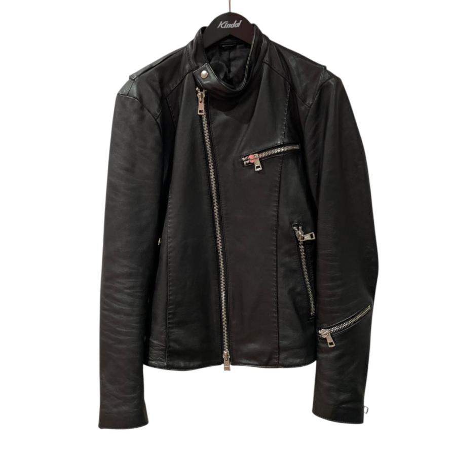 AKM エイケイエム シングルライダースジャケット aso 404 ブラック