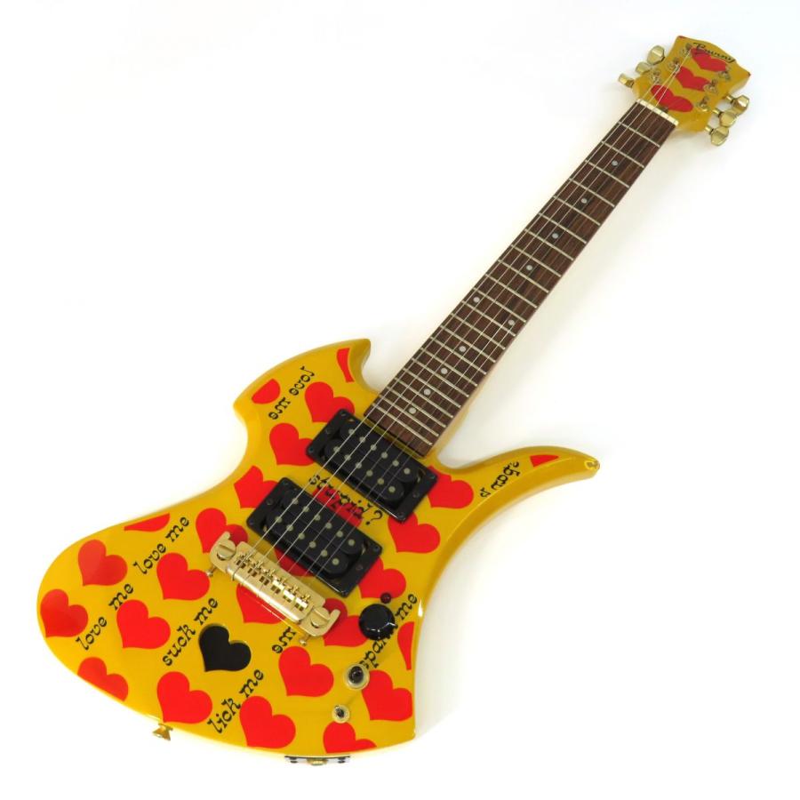 Burny バーニー YH-JR HY イエローハート hide ミニギター エレキ