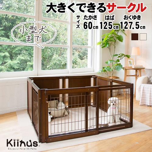 Kiinus（キーヌス） [ペットサークルFS60XLメッシュB] 小型犬用