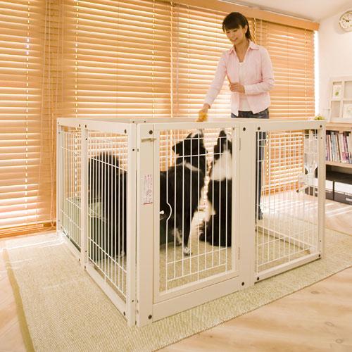 Kiinus（キーヌス） [ペットサークルF80XLメッシュA] 犬用 サークル