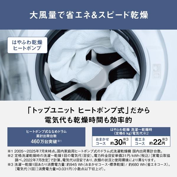 Panasonic（パナソニック） ななめドラム洗濯乾燥機 LXシリーズ NA