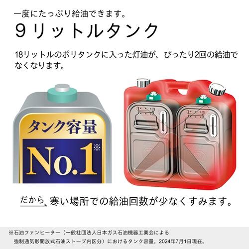 ダイニチ工業 石油ファンヒーター LS TYPE FW-5724LS(W