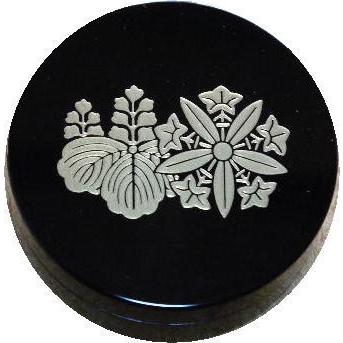 香合 切立 香道具 お香 焼香 日本製 仏具 曹洞宗両山紋2.6寸 : 熊野