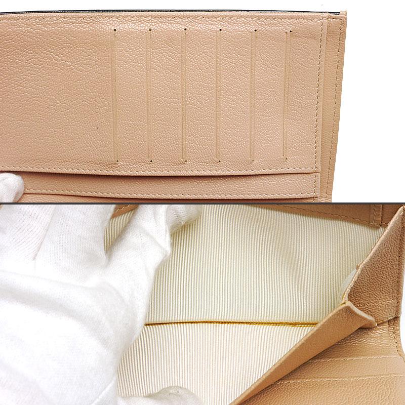 CHANEL（シャネル） CHANEL 3つ折り長財布 ビコローレ ブラック レザー