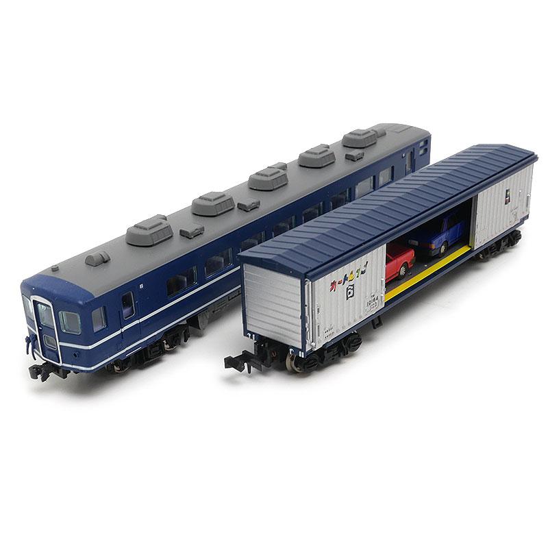 Nゲージ 14系500番台＋ワキ1000 カートレインくしろ(北海道) マイクロ