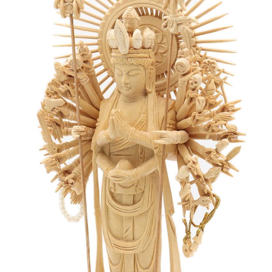 千手観音 - Wikipedia 仏像 千手観音菩薩 立像 5.0寸 円光背 八角台