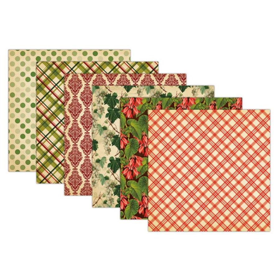 スクラップブッキング ペーパー フルーツ イチゴ 苺 中性紙 アシッド