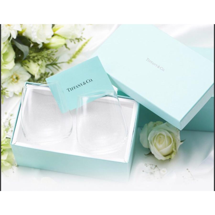 紙袋、リボン付き】ティファニー TIFFANY＆Co タンブラー セット ロゴ