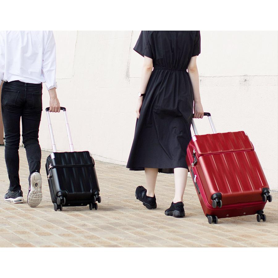 TRAVELIST スーツケース キャリーケース Lサイズ フロントオープン