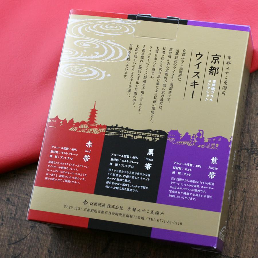 京都ウイスキー ギフト 3本セット 200ml × 3本 京都醸造 送料無料