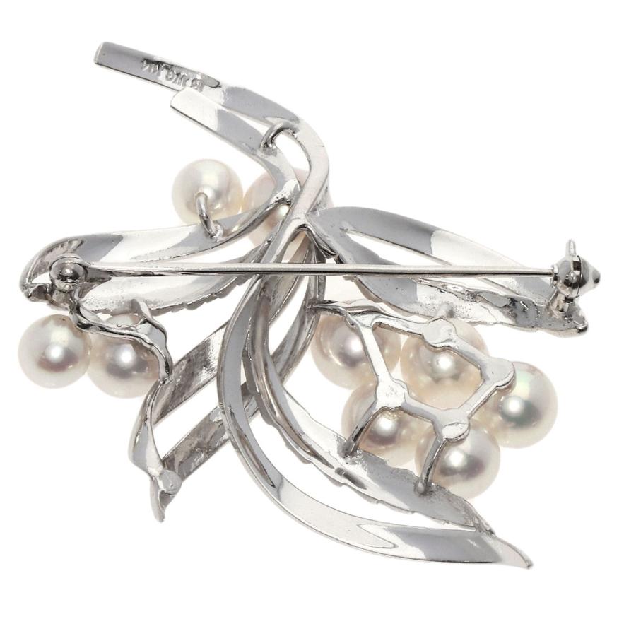 MIKIMOTO ブローチ 美品 アコヤ真珠 5mm シルバー製 【公式通販】