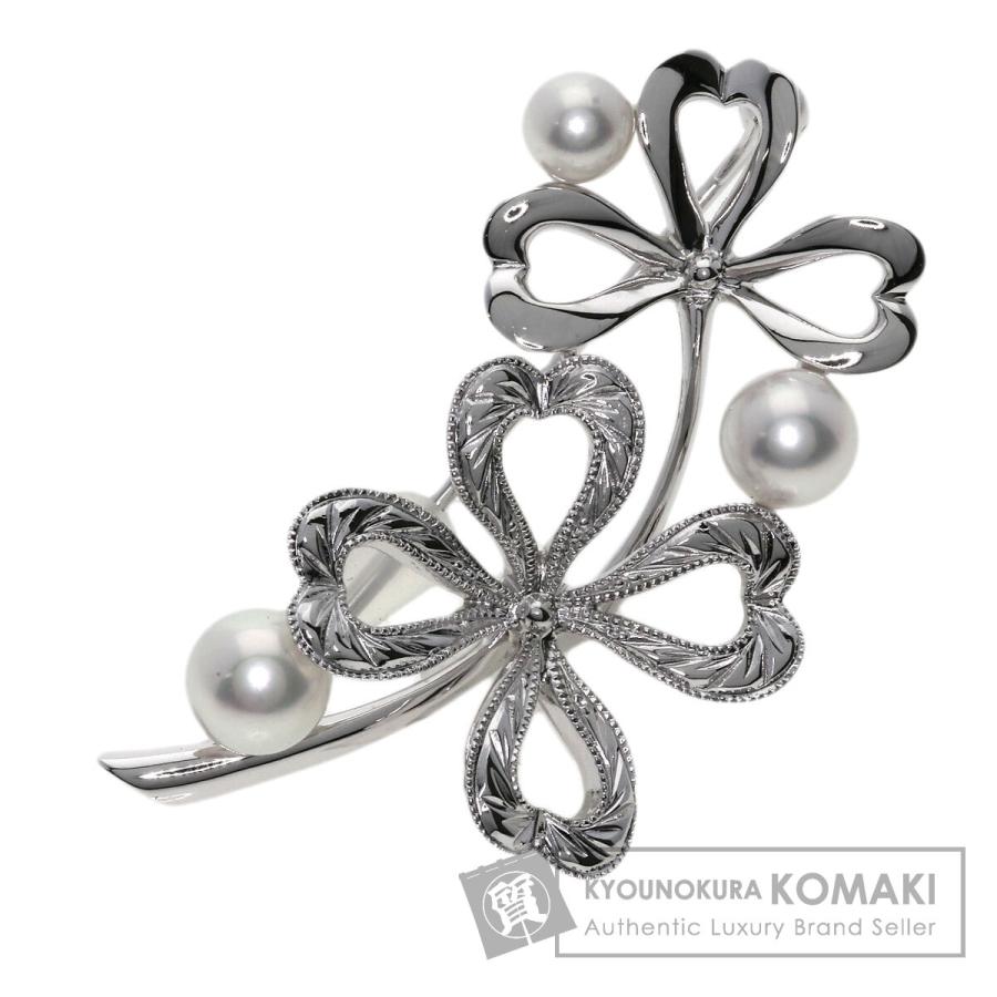 楽天市場】ミキモト 真珠 ブローチの通販 MIKIMOTO ミキモト SV リーフ