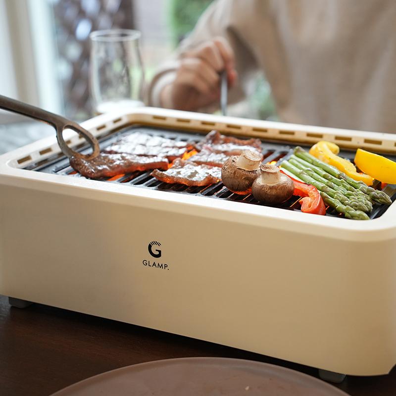 焼肉グリル GLAMP. グランプ 超少煙グリル SG-01 特典付 煙が少ない 煙