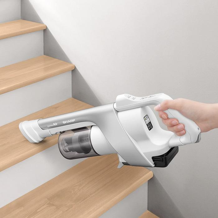 RACTIVE Air シャープ【EC-AR10（-W）ホワイト】コードレススティック