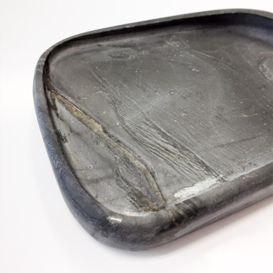 現品限り】旧坑 歙州硯 天然型 5.5吋 硯 書道硯 きゅうじゅうけん