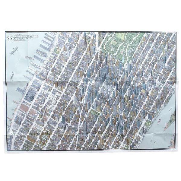 貴重！】1963年 ニューヨーク 古地図 Bollmann 貴重！】1963年