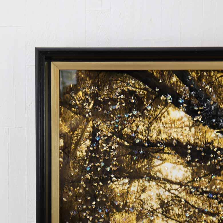 アートフレーム Lumiere/ルミエール キラキラアート 額絵 ゴールド