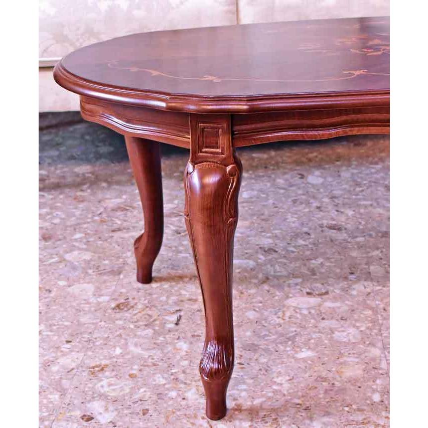 イタリア リビングテーブル 100cm センターテーブル 象嵌 ローテーブル