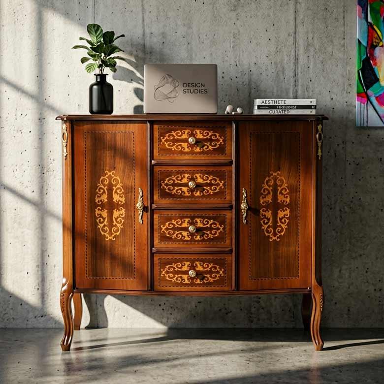 イタリア製』コンソール サイドボード キャビネット チェスト RWcon1