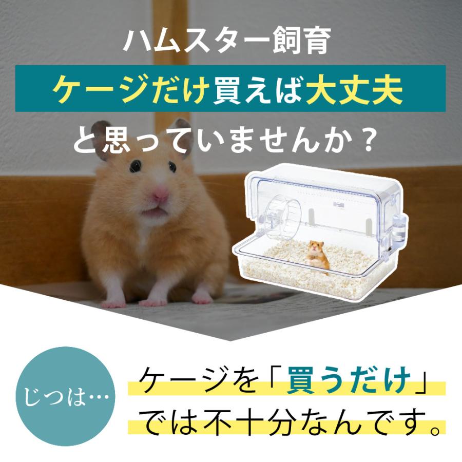 マルカン ハムスター 飼育 8点セット ケージ 床材 ハウス 食器 トイレ