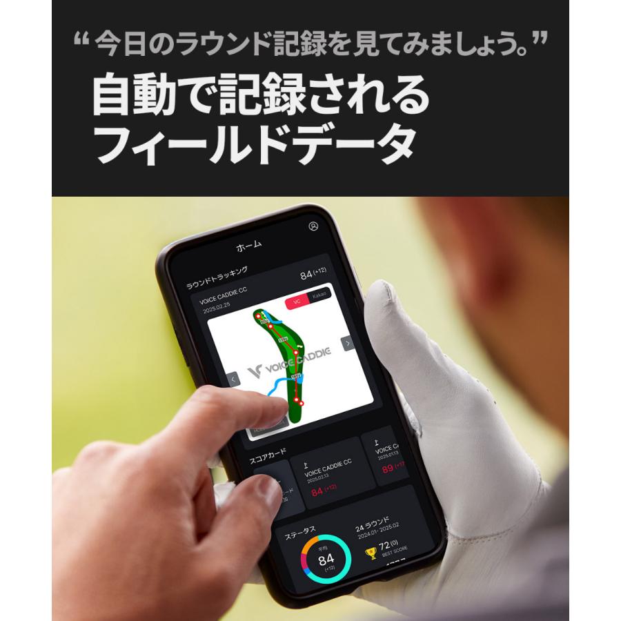 VOICE CADDIE（ボイスキャディ） T12 プロ ボール付き ゴルフナビ GPS