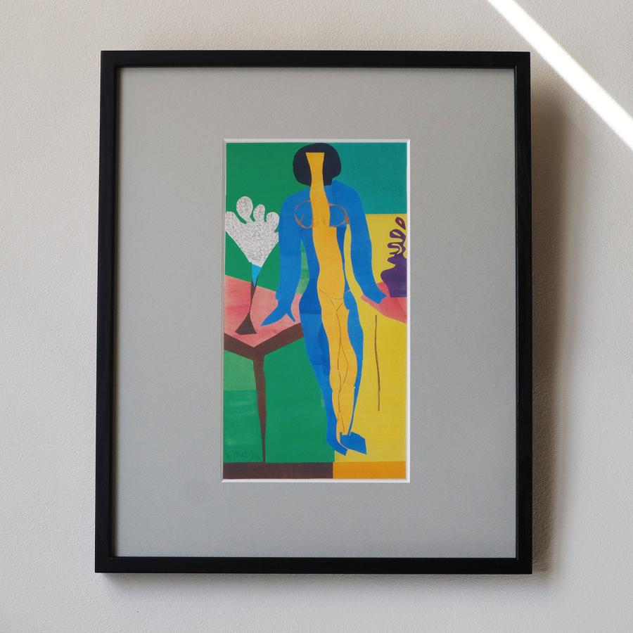 最終価格MOMA DESIGN STORE マティス タヒチ切り絵 黒フレーム