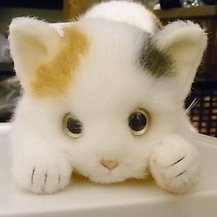 ミケネコ L 童心 日本製リアルシリーズ 三毛猫 ぬいぐるみ 猫 ネコ